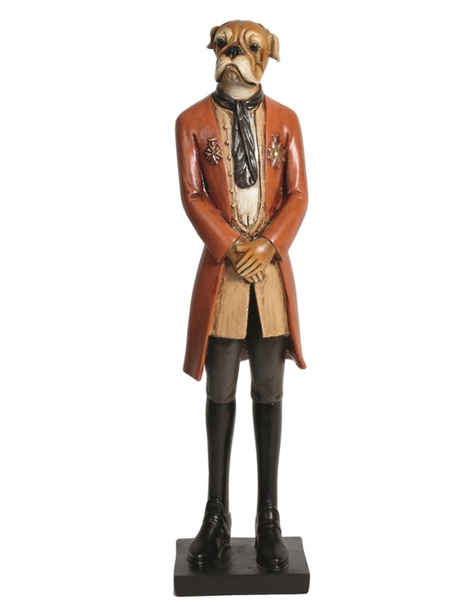 Sparks Giftware Figurines Collectables - Nobleman Boxer in Orange Jacket Statue 43cm