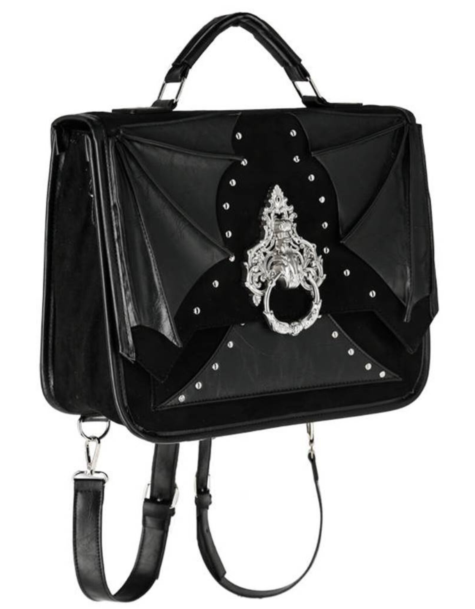 Restyle Gothic bags Steampunk bags - Bat Knocker Messengerbag-Backpack Restyle