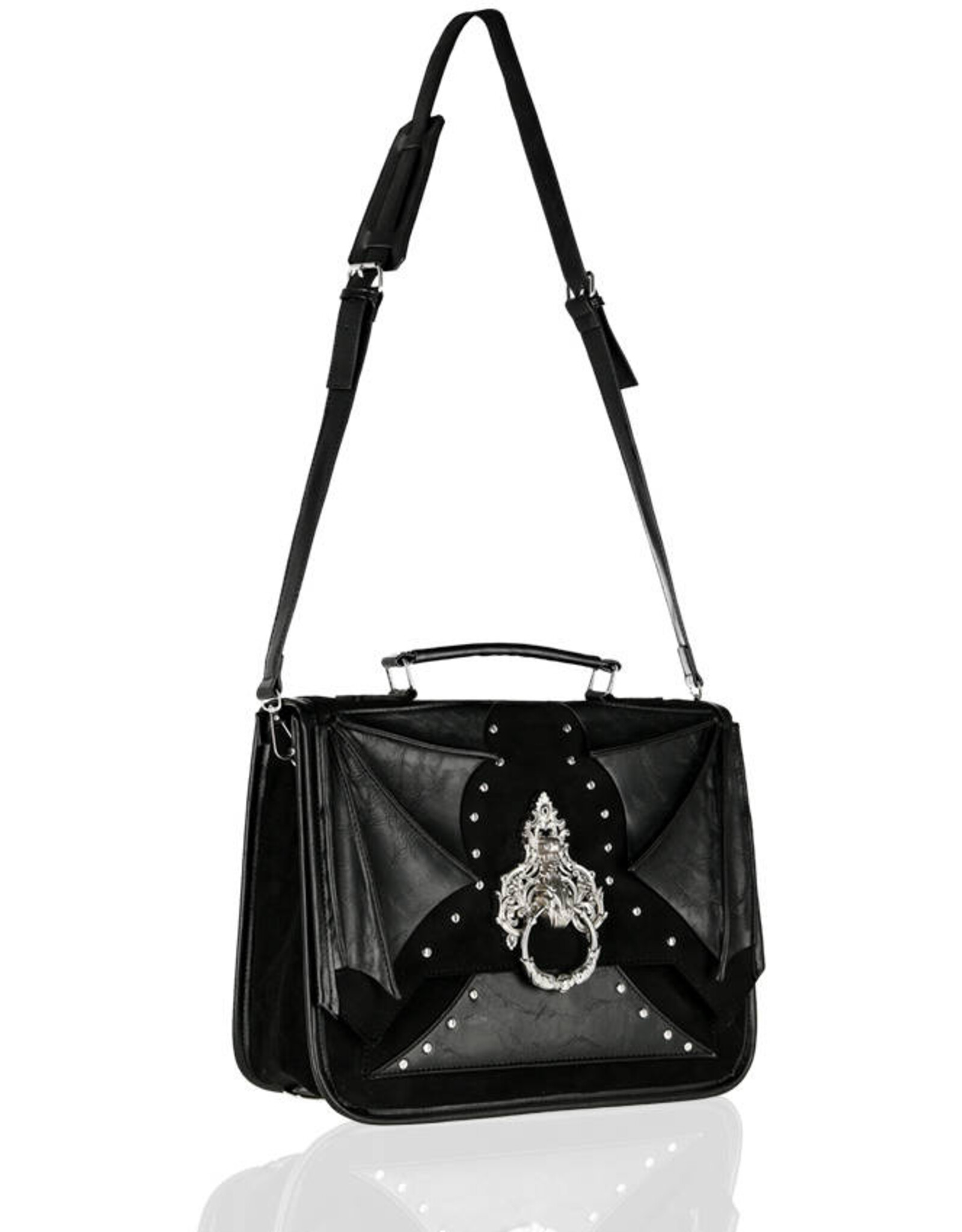 Restyle Gothic tassen Steampunk tassen - Bat Knocker Messengertas-Rugtas Restyle