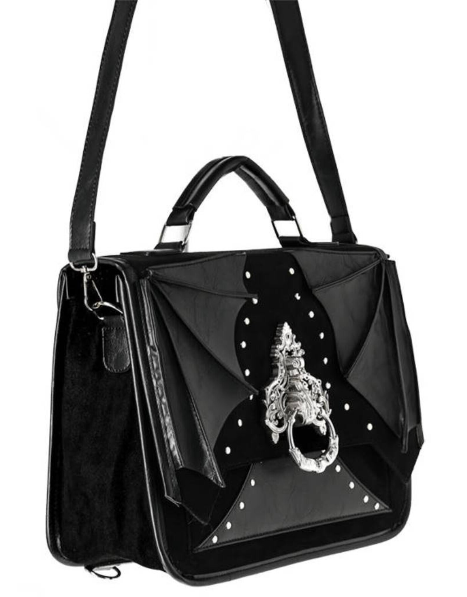 Restyle Gothic tassen Steampunk tassen - Bat Knocker Messengertas-Rugtas Restyle