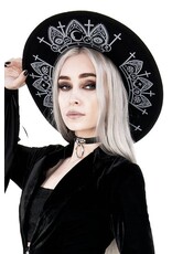 Restyle Gothic and Steampunk accessories - Gothic Hat   with wide brim Fortune Teller Restyle