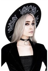 Restyle Gothic and Steampunk accessories - Gothic Hat   with wide brim Fortune Teller Restyle