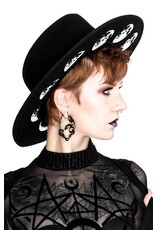 Restyle Gothic and Steampunk accessories - Moon Phases Hat with wide brim Restyle