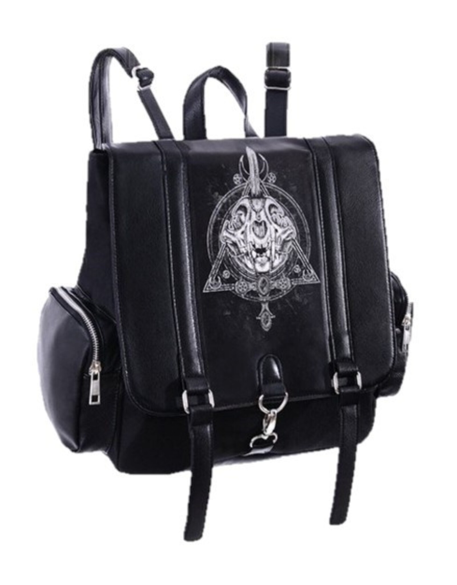 Restyle Gothic bags Steampunk bags - Gothic Backpack Occult Cat Cat Skull Restyle