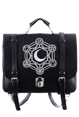 Restyle Gothic bags Steampunk bags - Moon Messenger Bag with Alchemical Symbols Restyle
