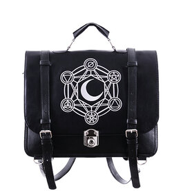 Restyle Moon Messenger Bag with Alchemical Symbols Restyle