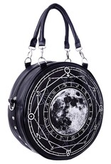 Restyle Gothic Bags Steampunk Bags - Luna Round Handbag with Full Moon print Restyle