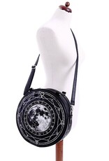 Restyle Gothic Bags Steampunk Bags - Luna Round Handbag with Full Moon print Restyle