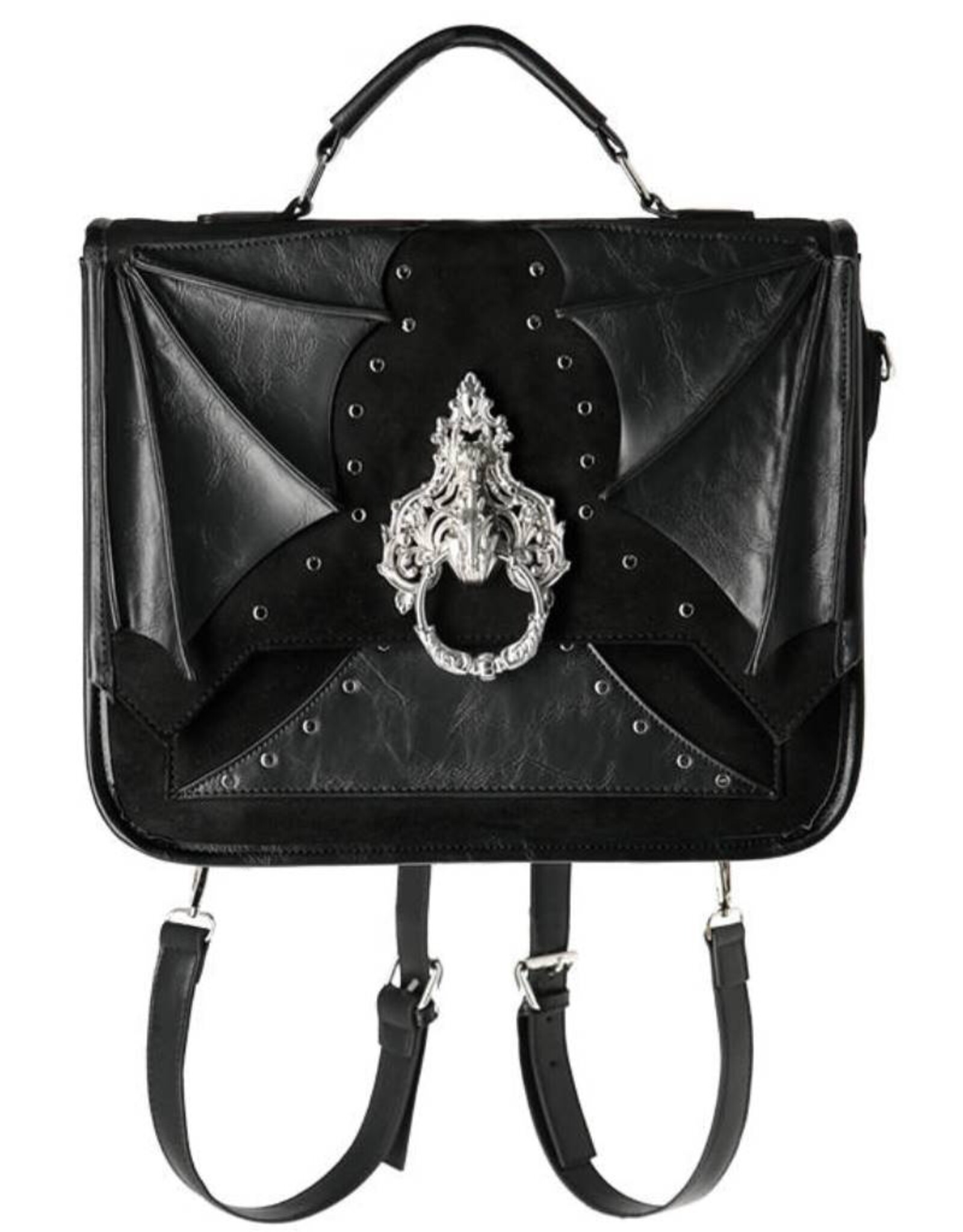 Restyle Gothic tassen Steampunk tassen - Bat Knocker Messengertas-Rugtas Restyle