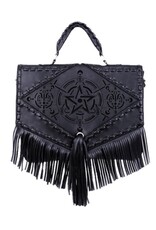 Restyle Gothic bags Steampunk bags - Witch Gothic Handbag with Fringes and Pentagram Restyle