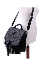 Restyle Gothic bags Steampunk bags - Witch Gothic Handbag with Fringes and Pentagram Restyle