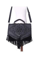 Restyle Gothic bags Steampunk bags - Witch Gothic Handbag with Fringes and Pentagram Restyle