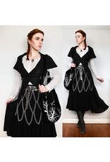 Restyle Gothic bags Steampunk bags - White Branches Hobo bag with Branches Embroidery Restyle