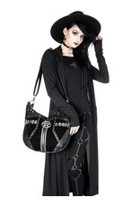 Restyle Gothic bags Steampunk bags - Gothic Hobo bag with Pentagram Witchcraft Restyle