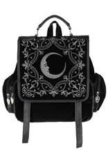 Restyle Gothic tassen Steampunk tassen - Gothic Crescent Rugzak met Borduurwerk Restyle