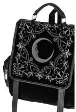 Restyle Gothic bags Steampunk bags - Gothic Crescent Backpack with embroidery Restyle