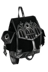 Restyle Gothic bags Steampunk bags - Gothic Cathedral Backpack Black Velvet Restyle