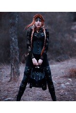 Restyle Gothic bags Steampunk bags - Gothic Cathedral Backpack Black Velvet Restyle