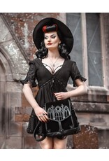Restyle Gothic bags Steampunk bags - Gothic Cathedral Backpack Black Velvet Restyle