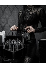 Restyle Gothic bags Steampunk bags - Gothic Cathedral Backpack Black Velvet Restyle