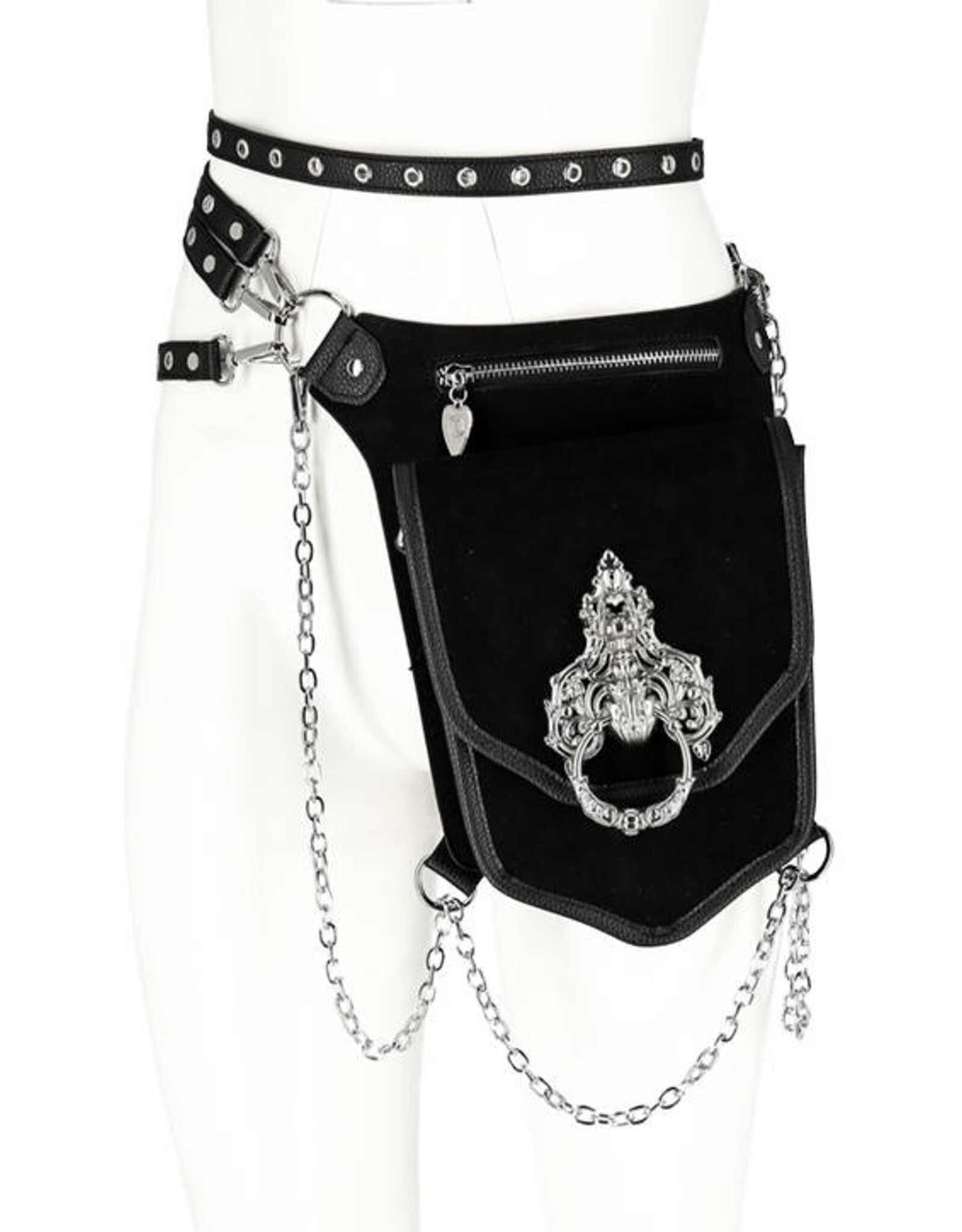 Restyle Gothic bags Steampunk bags - Knocker Holster Belt with Hip Bag Restyle