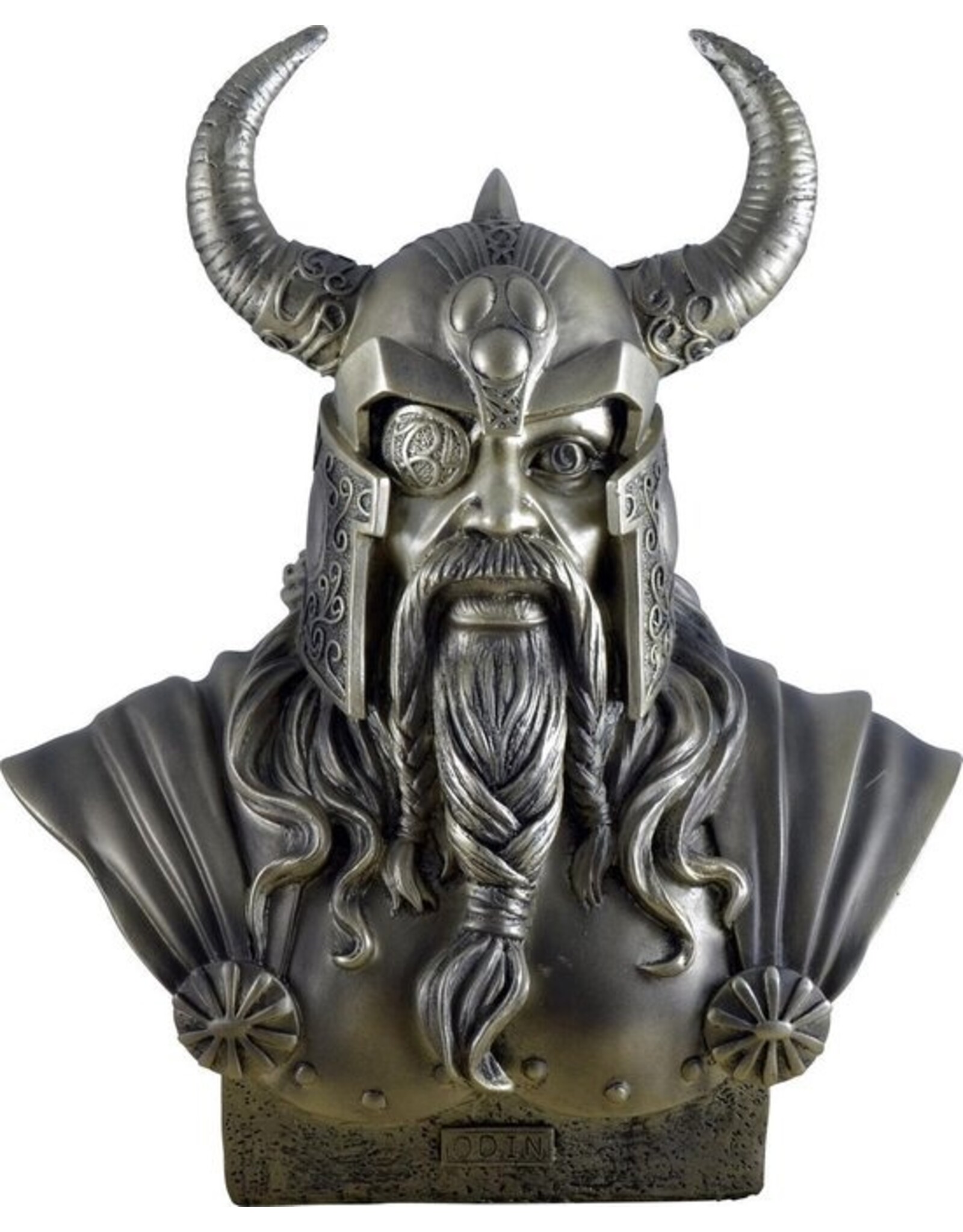Monte M. Moore Giftware Figurines Collectables - Odin bronzed bust 30cm