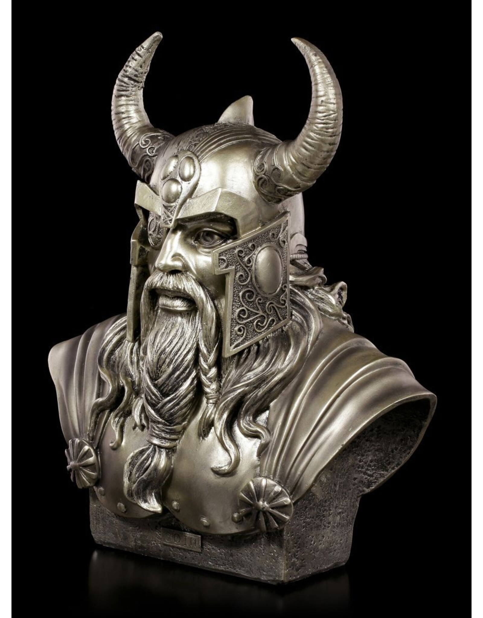 Monte M. Moore Giftware Beelden Collectables  - Odin gebronsd buste 30cm