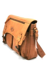 LandLeder Leather bags - Leather Messenger bag  PINCH OF WAX 35cm