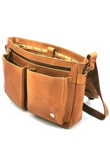 LandLeder Leather bags - Leather Messenger bag  PINCH OF WAX 35cm