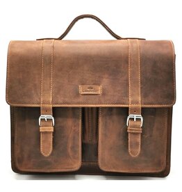 LandLeder Briefcase OLD SCHOOL Vintage Leather