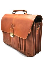 LandLeder Leather bags and Leather laptop bags - Leather Briefcase PINCH OF WAX 40cm