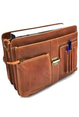 LandLeder Leather bags and Leather laptop bags - Leather Briefcase PINCH OF WAX 40cm