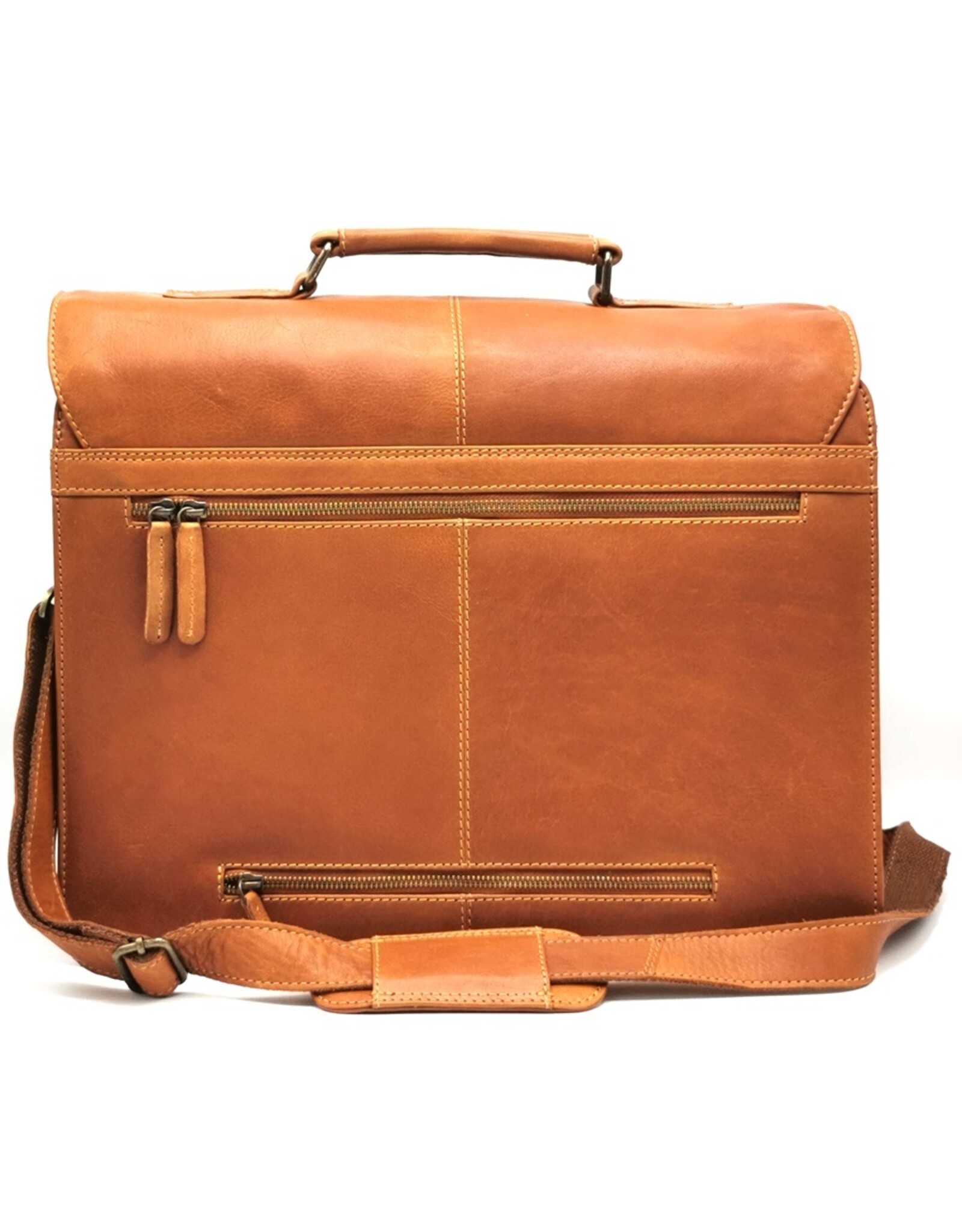 LandLeder Leather bags and Leather laptop bags - Leather Briefcase PINCH OF WAX 40cm