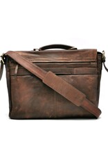 LandLeder Leather bags - Casual Briefcase CAMBRIDGE Washed Leather