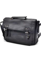 LandLeder Leather bags - Casual Briefcase CAMBRIDGE Washed Leather