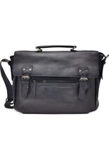 LandLeder Leather bags - Casual Briefcase CAMBRIDGE Washed Leather