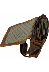 LandLeder Leather bags - Shoulder bag with cover BULL & SNAKE