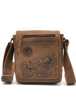 LandLeder Leather bags - Shoulder bag with cover BULL & SNAKE