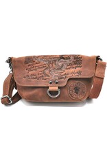 LandLeder Leather bags - Small Casual Shoulder bag BULL & SNAKE Buffalo Leather
