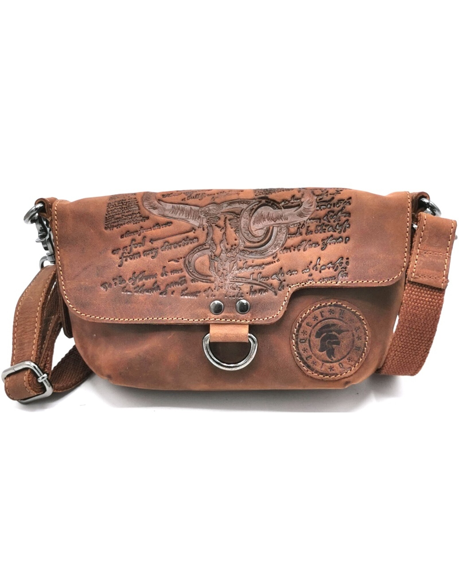 LandLeder Leather bags - Small Casual Shoulder bag BULL & SNAKE Buffalo Leather