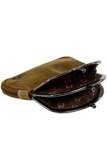 LandLeder Leather Wallets - Dubble Clasp wallet OLD-SCHOOL with RFID-protection