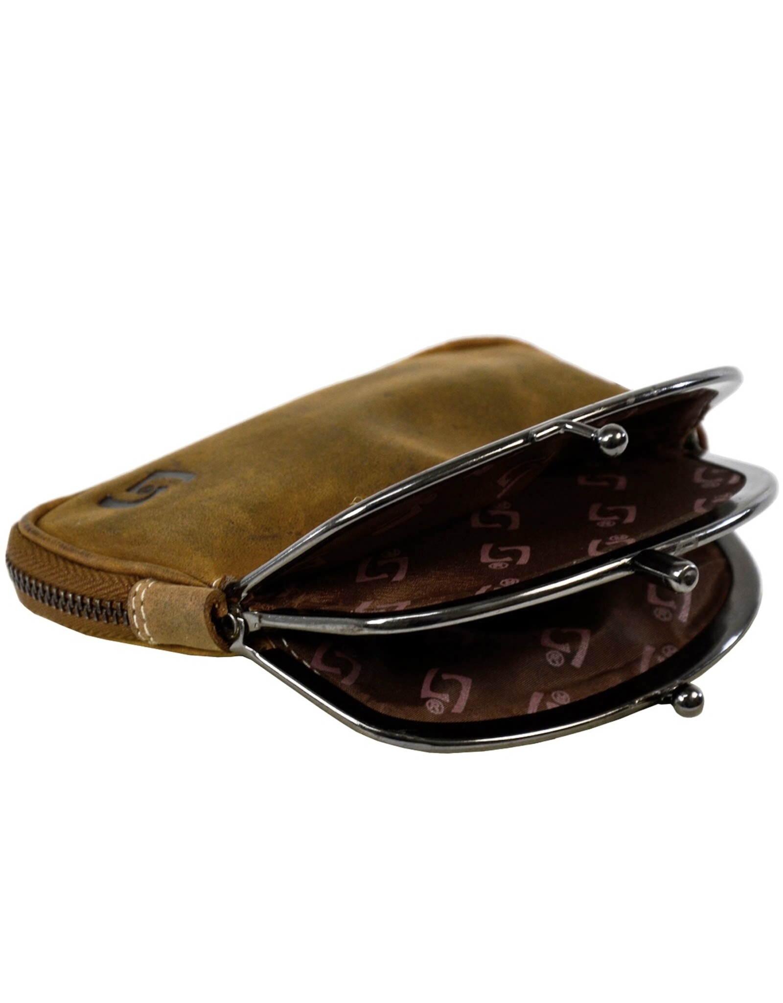 LandLeder Leather Wallets - Dubble Clasp wallet OLD-SCHOOL with RFID-protection