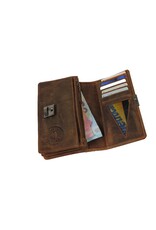 LandLeder Leather Wallets - LandLeder lock wallet BULL & SNAKE with RFID protection