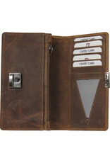 LandLeder Leather Wallets - LandLeder lock wallet BULL & SNAKE with RFID protection