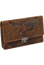 LandLeder Leather Wallets - LandLeder lock wallet BULL & SNAKE with RFID protection