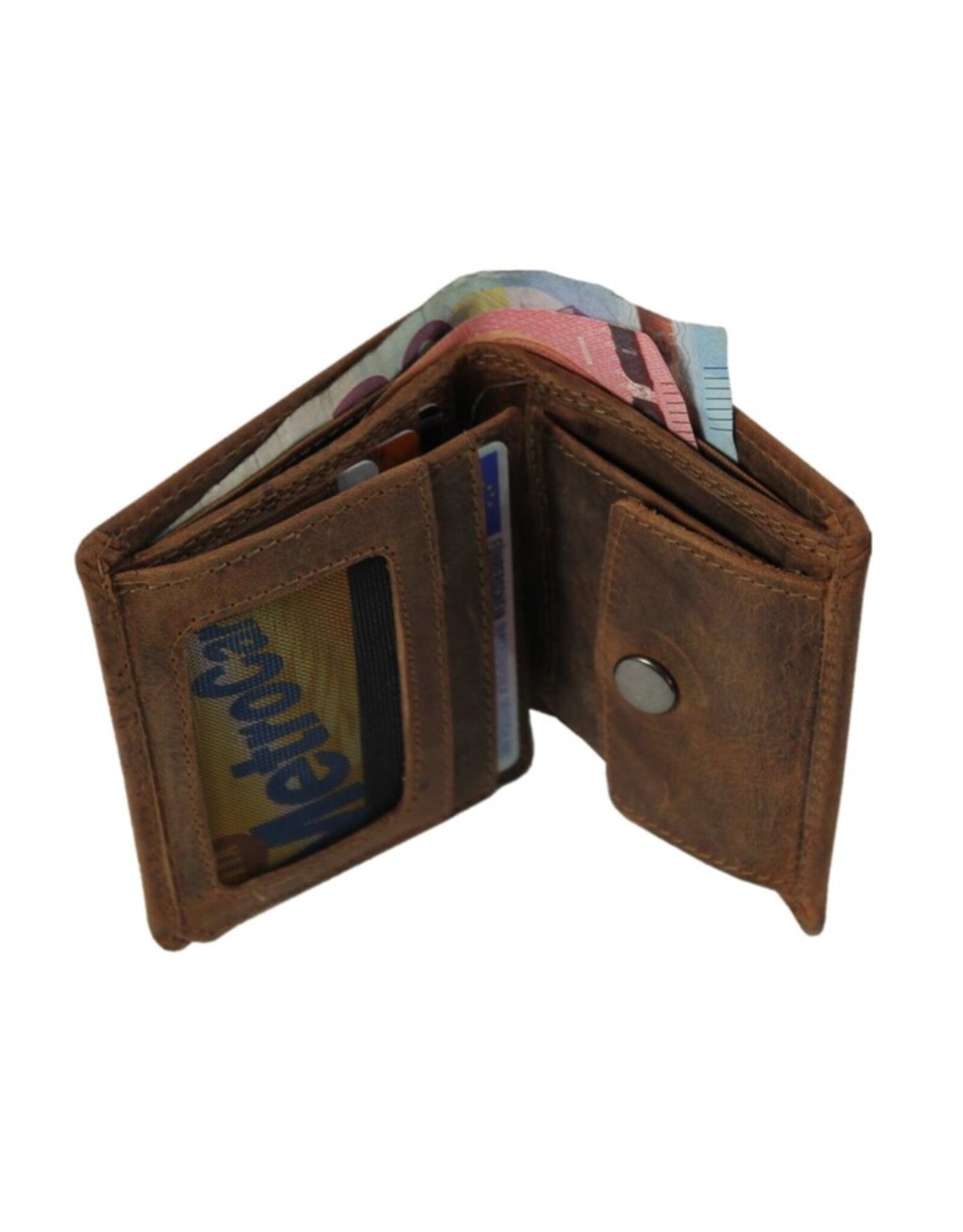 LandLeder Leather Wallets - LandLeder Combi wallet BULL & SNAKE small