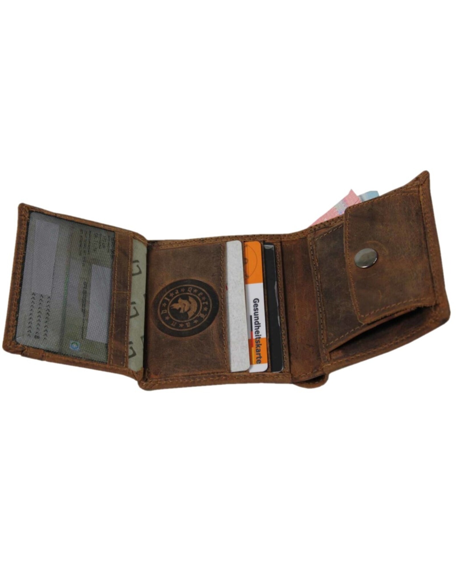 LandLeder Leather Wallets - LandLeder Combi wallet BULL & SNAKE small