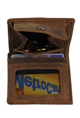 LandLeder Leather Wallets - LandLeder Combi wallet BULL & SNAKE small