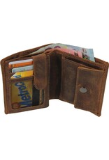 LandLeder Leather Wallets - Combi wallet BULL & SNAKE regular size, RFID