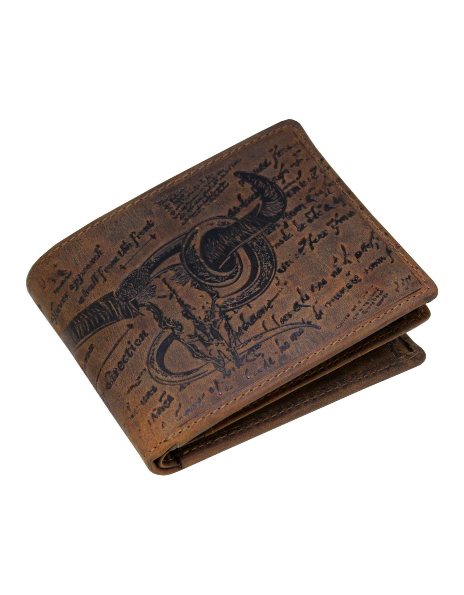 LandLeder Leather Wallets - LandLeder Billfold Wallet BULL & SNAKE with RFID